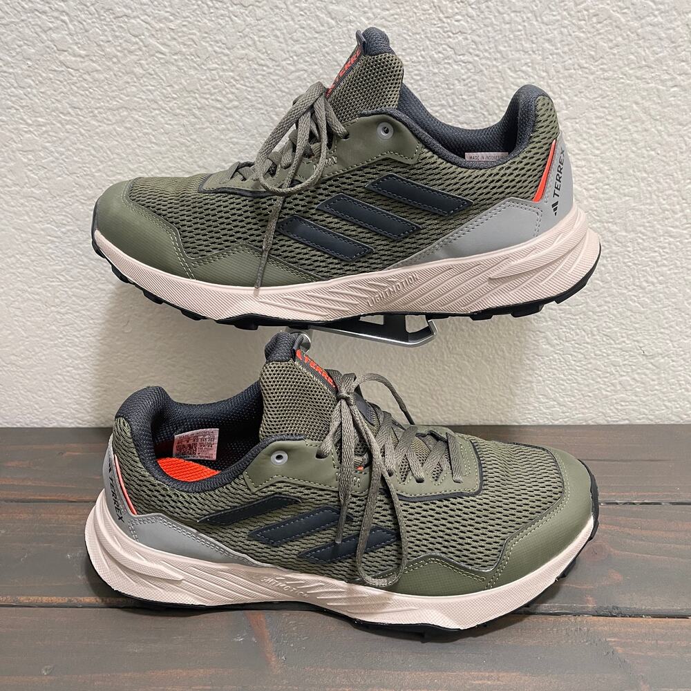 Size 8.5 Adidas Terrex Men’s Trail Running Hiking Shoes Olive Green Multi IG2987